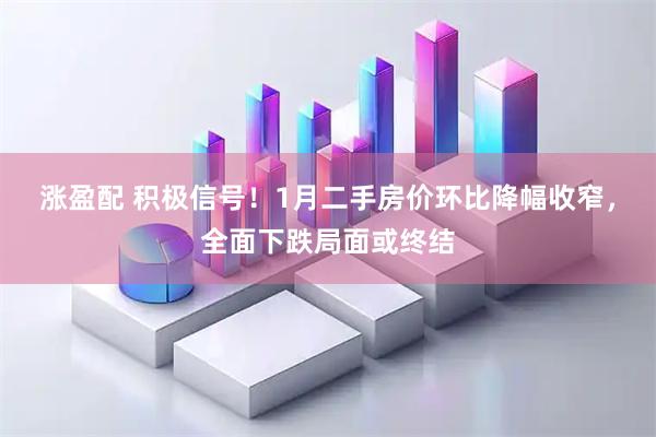 涨盈配 积极信号！1月二手房价环比降幅收窄，全面下跌局面或终结