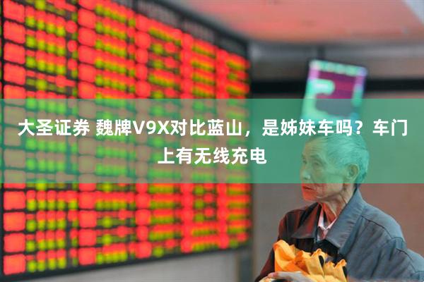 大圣证券 魏牌V9X对比蓝山，是姊妹车吗？车门上有无线充电
