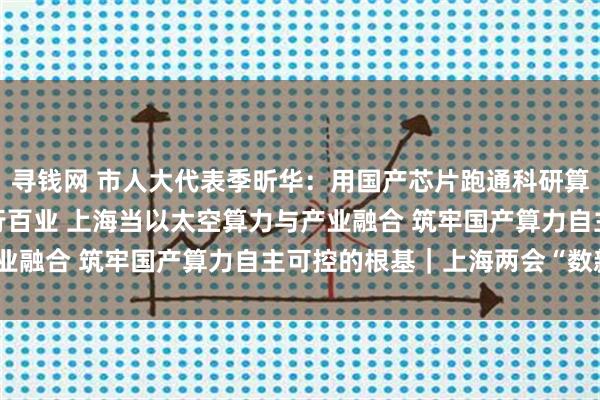 寻钱网 市人大代表季昕华：用国产芯片跑通科研算法 用“AI券”激活千行百业 上海当以太空算力与产业融合 筑牢国产算力自主可控的根基｜上海两会“数新风”