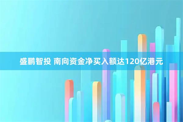 盛鹏智投 南向资金净买入额达120亿港元