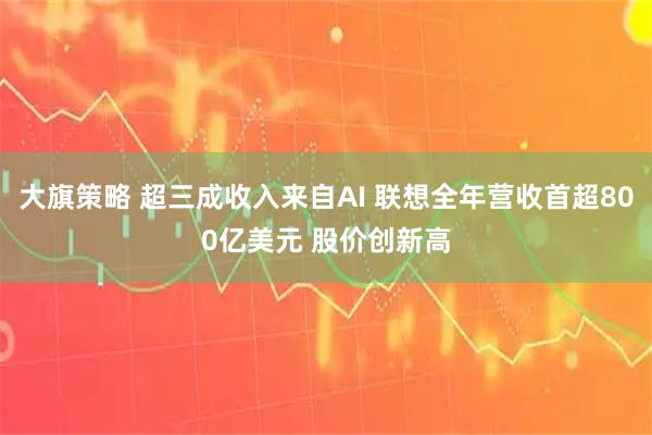 大旗策略 超三成收入来自AI 联想全年营收首超800亿美元 股价创新高