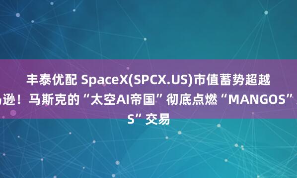 丰泰优配 SpaceX(SPCX.US)市值蓄势超越亚马逊!马斯克的“太空AI帝国”彻底点燃“MANGOS”交易